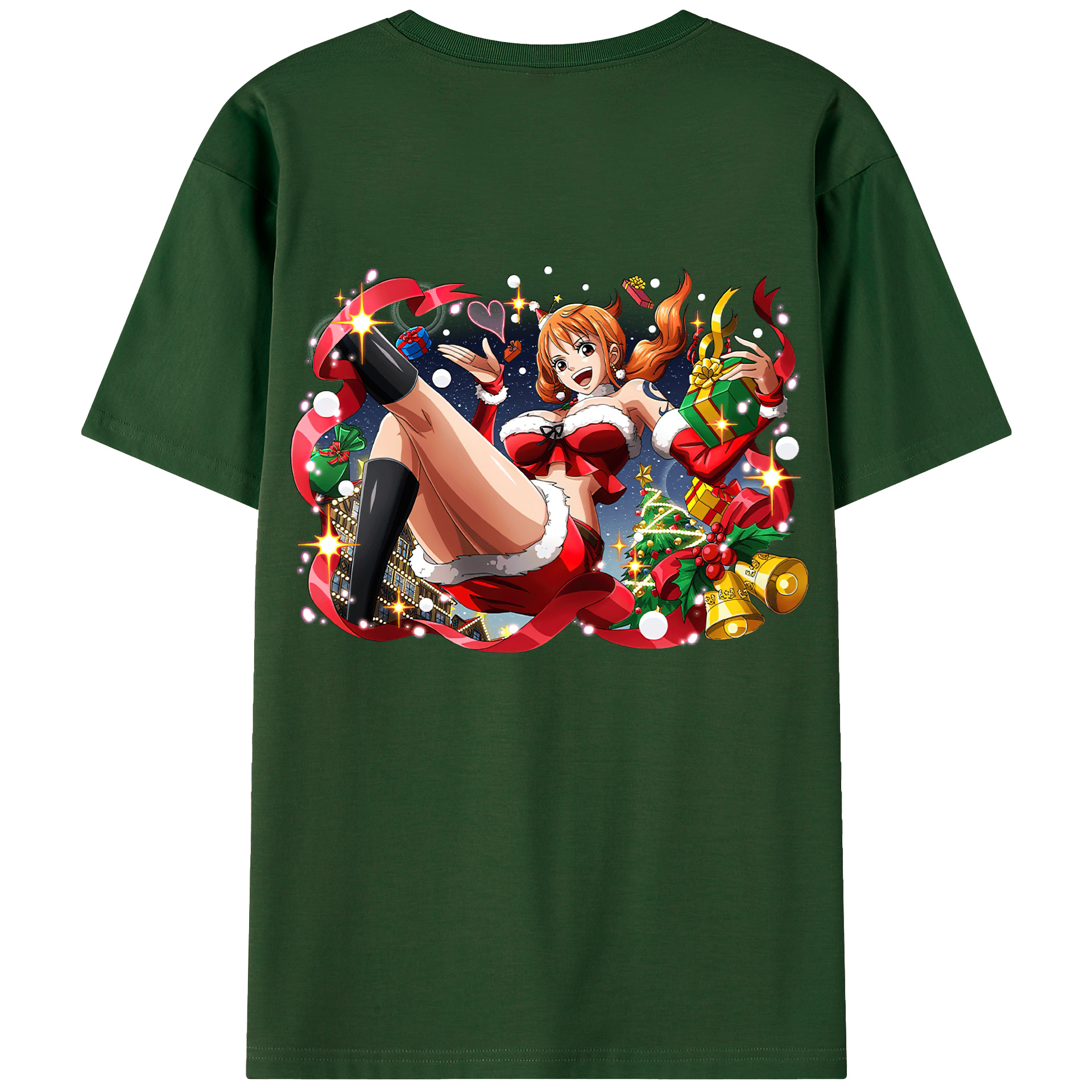 ワンピース ナミ ONE PIECE Nami 綿100％半袖Tシャツ（背面プリント）